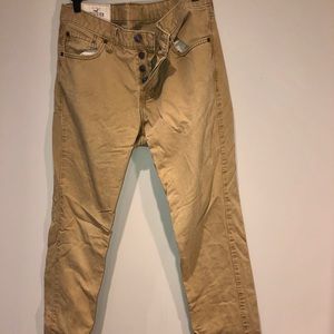 Men’s Skinny Hollister Khaki Jeans
